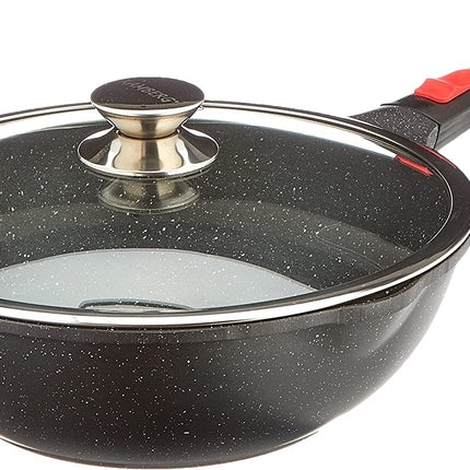 Kamberg wok 28 cm - Afneembaar handvat