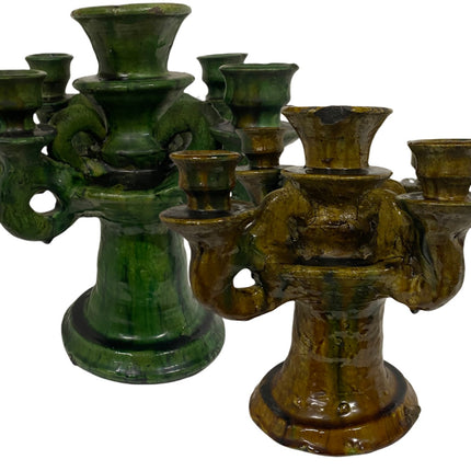 Handmade Authentieke Tamegroute Kandelaar