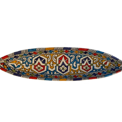 Marokkaanse Aardewerk schaal kano multicolor