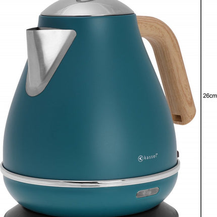 Kassel Retro Waterkoker - 1,7L - RVS