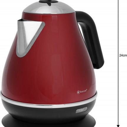 Kassel Retro Waterkoker - 1,7L - RVS