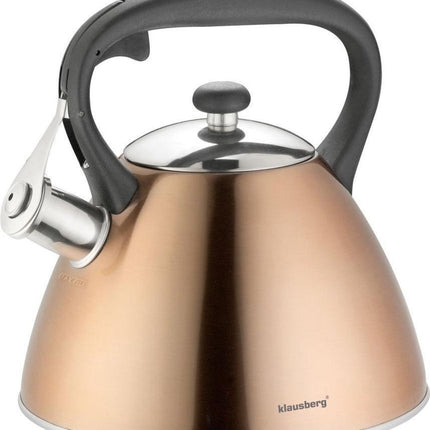 Klausberg KB-7209 fluitketel - 3L - rvs - alle warmtebronnen