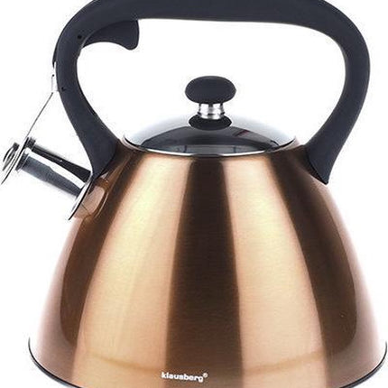 Klausberg KB-7209 fluitketel - 3L - rvs - alle warmtebronnen