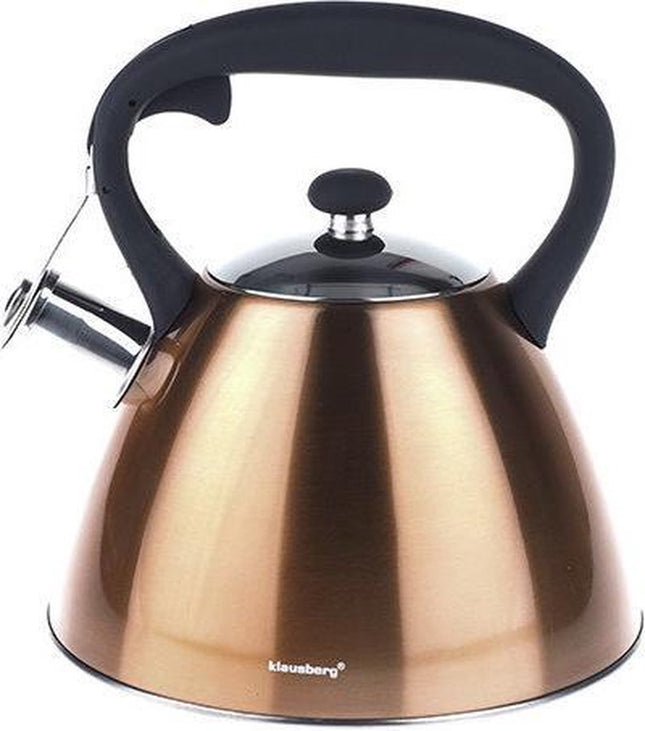 Klausberg KB-7209 fluitketel - 3L - rvs - alle warmtebronnen