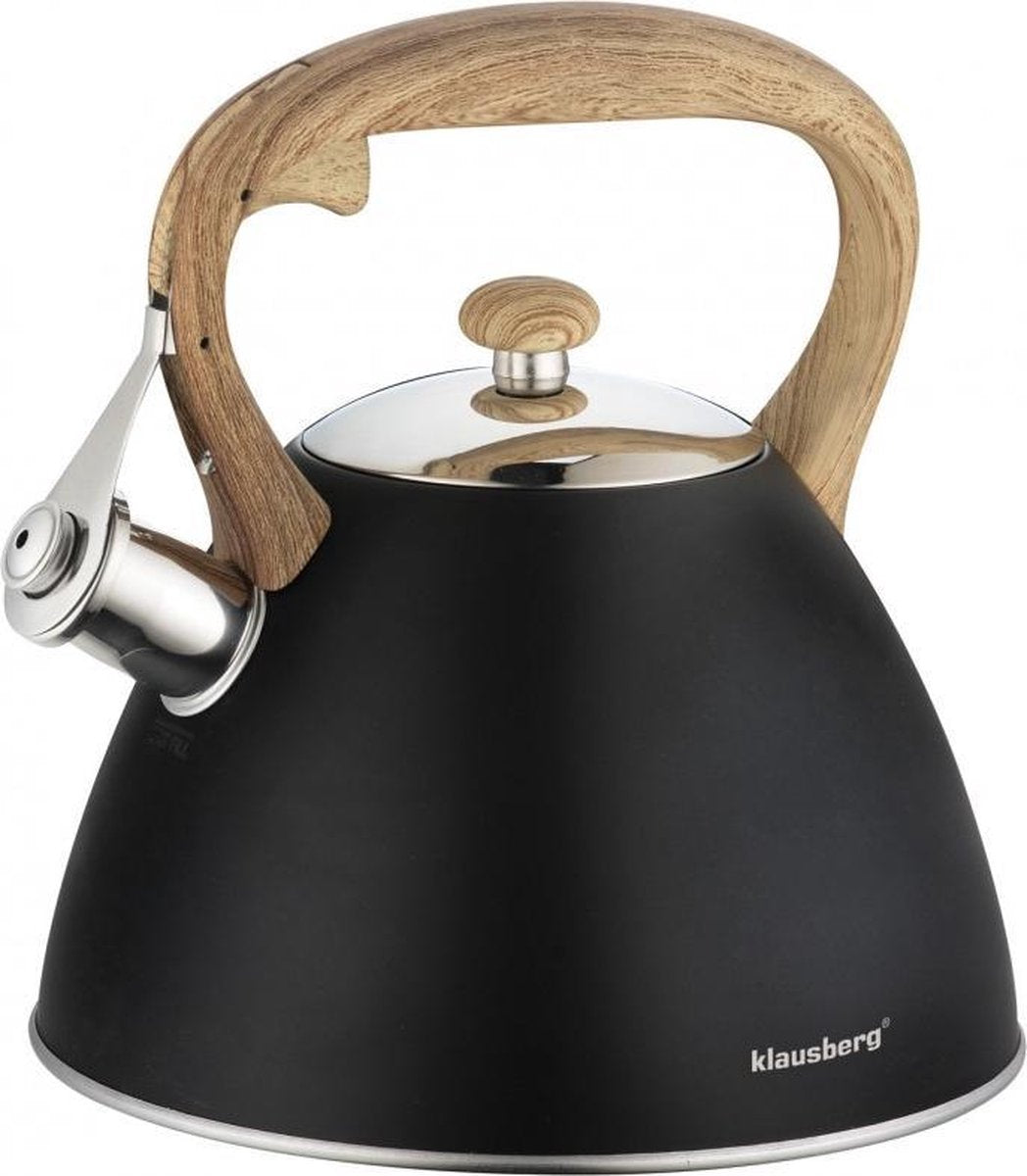 Klausberg KB-7262 whistling kettle - 3L - stainless steel - all heat sources
