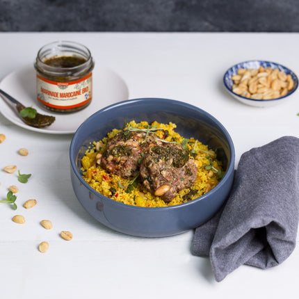 Biologische Marokkaanse Marinade chermoula voor vlees en vis