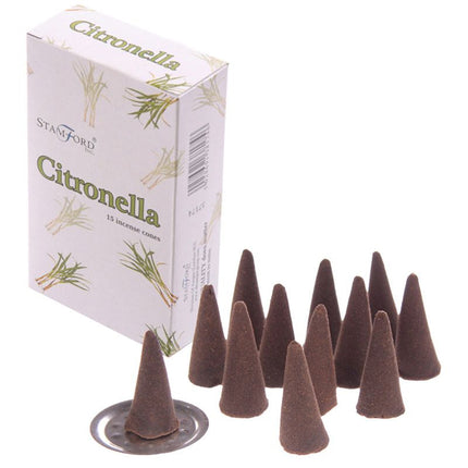 Stamford wierook kegeltjes - Citronella
