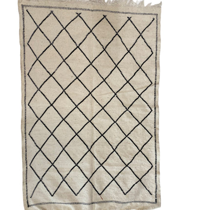 Platgeweven Marokkaans berber kelim tapijt 145 x 95 cm