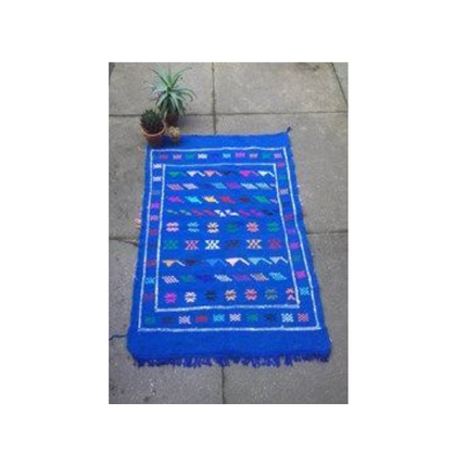 Kelim kleed blauw 150 x 90 cm