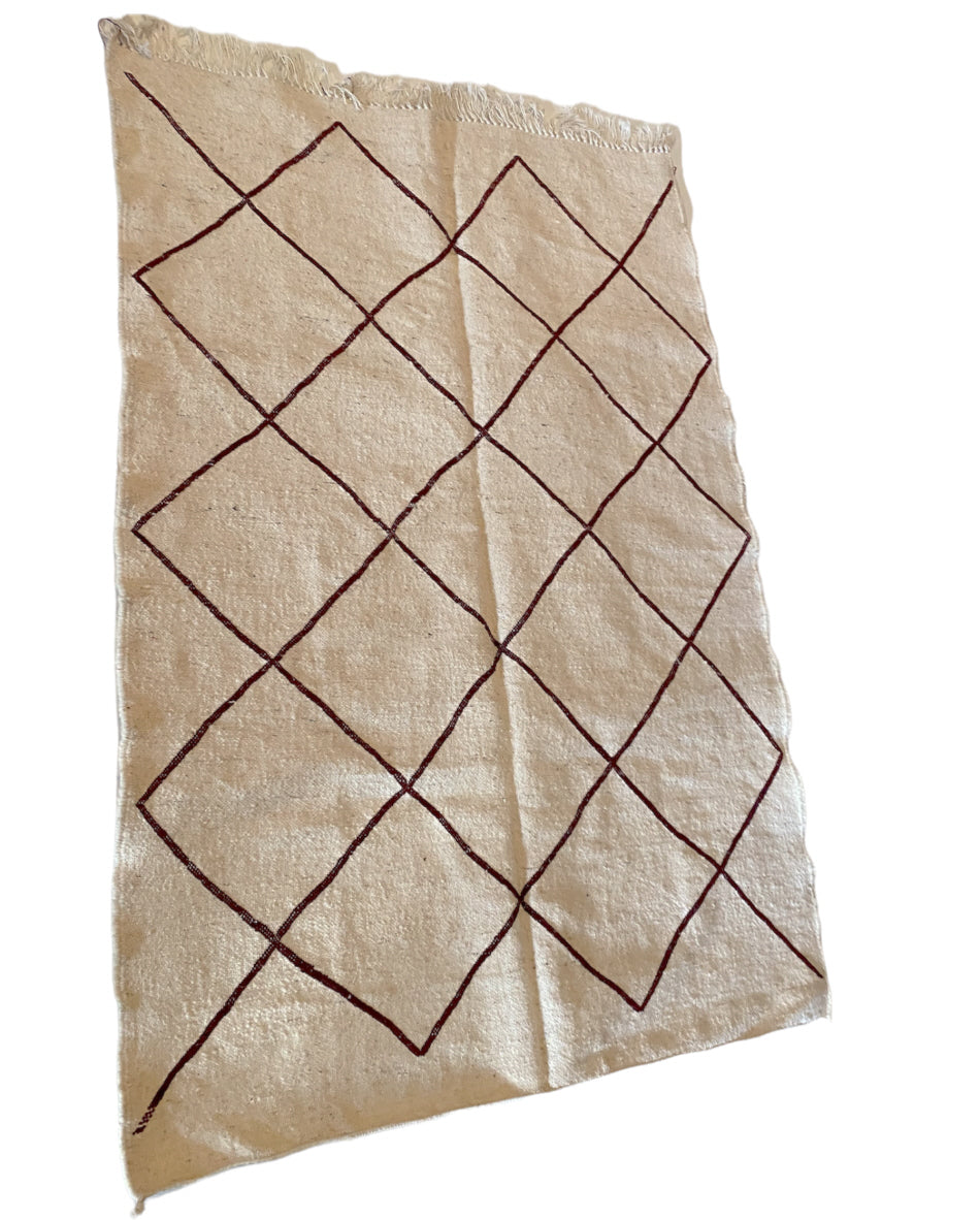 Tapis marocain Kelim Beni Ouarain
