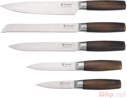 Kessel - Messenset - 6 delig - bruin - magnetisch blok