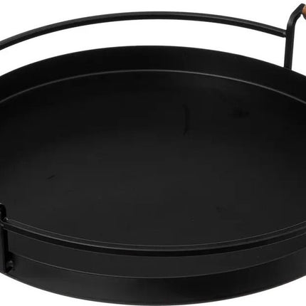 serveer dienblad met opstaande rand - metaal - Dia 36 cm