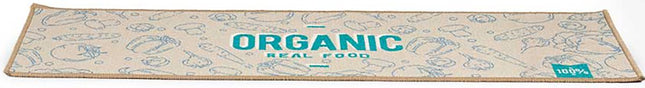 Keukenloper Organic Real Food- Beige/Groen - 40x120 cm