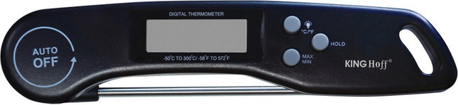 Elektronische keukenthermometer - zwart - vleesthermometer