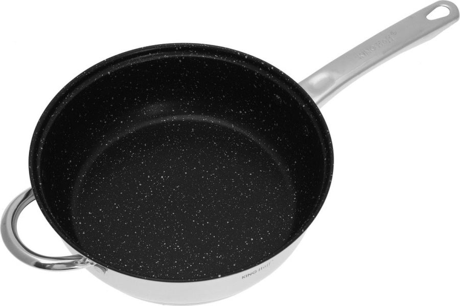 Kinghoff KH4457 Cookware Set - 12-piece - Stainless Steel - Suitable for all heat sources