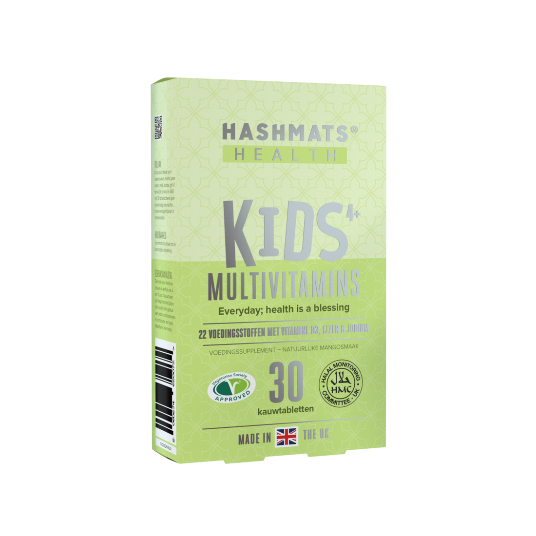 Multivitamines Halal Mangue pour enfants - 22 nutriments par HASHMATS®