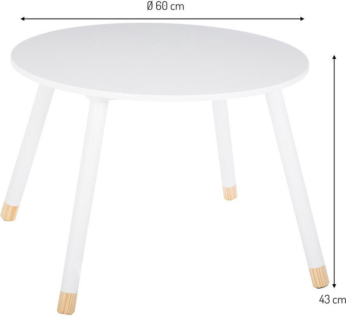 Table Pour Enfants Nuage Blanc