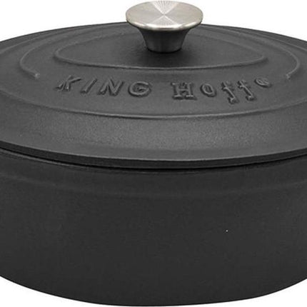 Kinghoff 1531 - Braadpan - 6,2L - Gietijzeren - alle warmtebronnen - 33 cm - ovaal