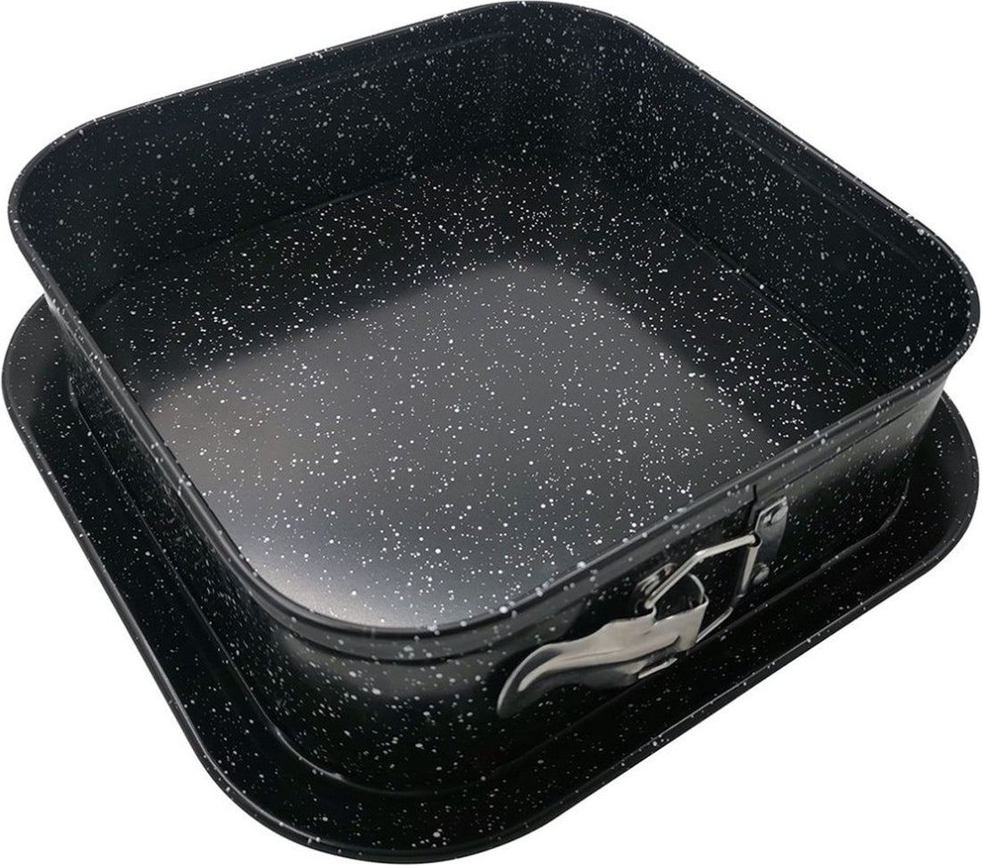 Kinghoff - Moule à pâtisserie - moule à charnière - Carré - 27,5 x 27,5 cm