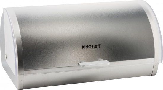 Kinghoff 3203 - broodtrommel - rvs - 39.5x28x18.5 cm