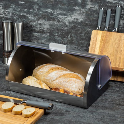 Kinghoff 3203 - broodtrommel - rvs - 39.5x28x18.5 cm