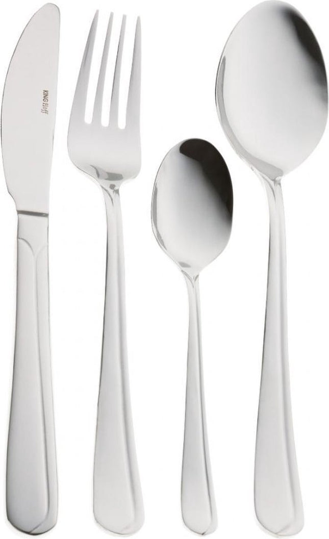 KINGHOFF 3561 - luxe bestekset koffer - 72 delig - 12 persoons - Modern bestek