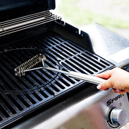 Kinghoff KH-1915 Grillborstel – RVS Barbecue Reinigingsborstel 41,5 cm – Geschikt voor Gas, Houtskool en Elektrische Grills