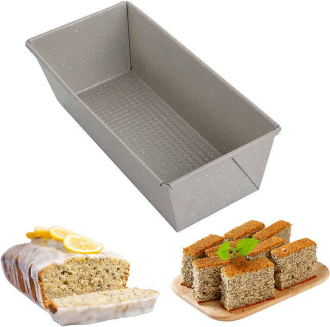 KINGHoff KH-1971 Cakevorm 26x11,5x7,5 cm - Ovenvorm voor Cake en Brood - Antiaanbaklaag - Geschikt voor Bananenbrood, Brownies en Pastei - Ovenbestendig tot 220°C