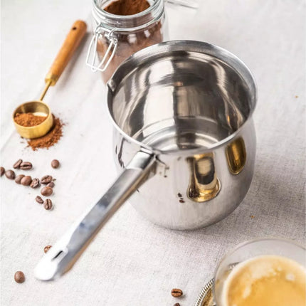 Koffiezetter - 1 Liter, RVS Staal, Geschikt voor Alle Kookplaten - Handig en Duurzaam