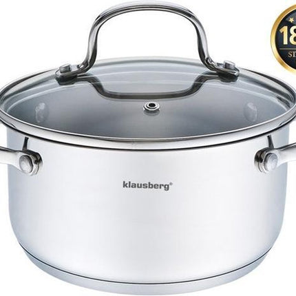 Klausberg 7213 - kookpan met deksel - prestige II - 3,3L - Ø20 cm