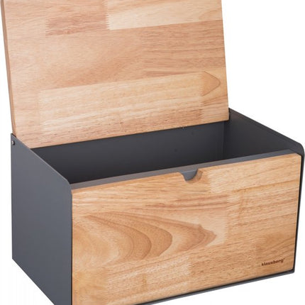 Klausberg 7395 - Broodtrommel - staal - bamboe