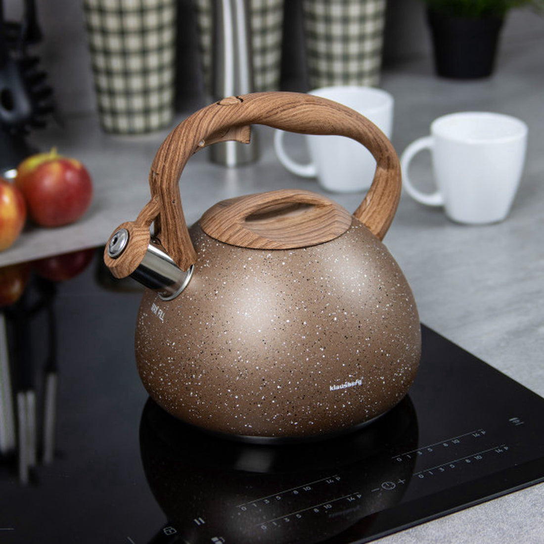 Traditional whistling kettle - Bronze - 2.8 liters