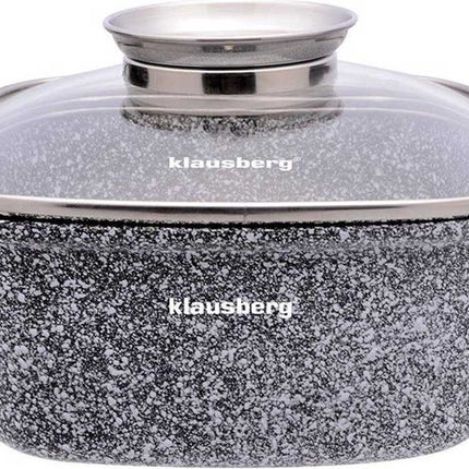 Klausberg vierkante pan - Marmerlook pan