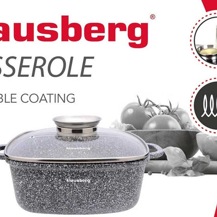 Klausberg vierkante pan - Marmerlook pan
