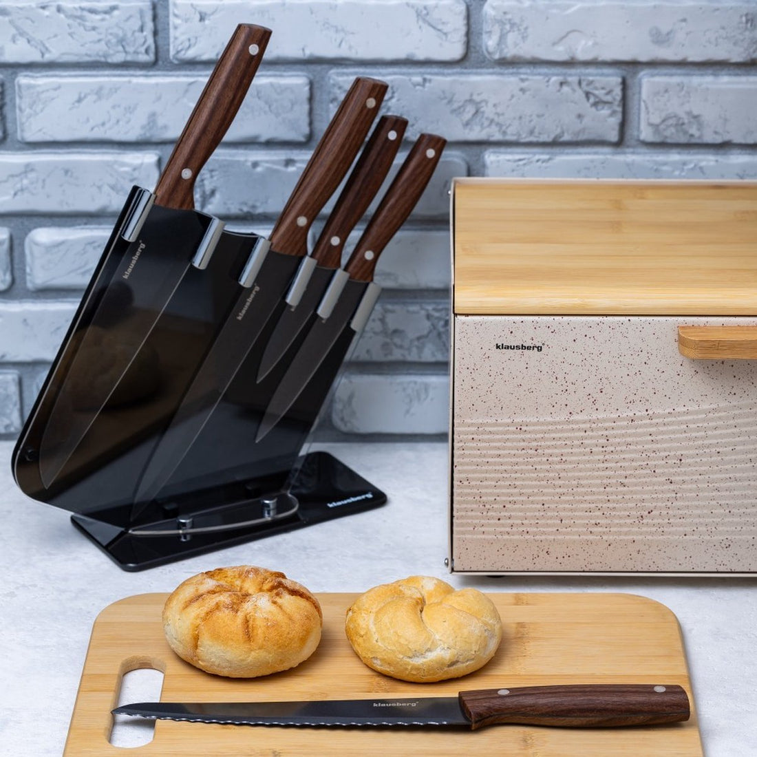 Klausberg - 6-piece knife set - Knife block - Ergonomic