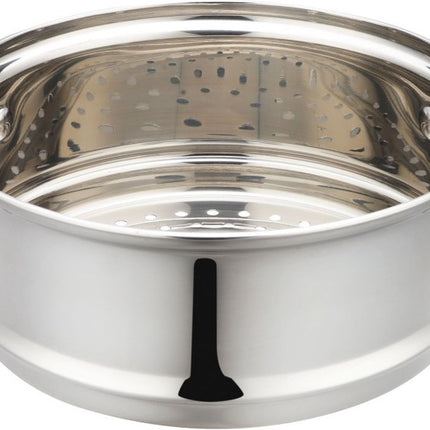Klausberg 7735 - stoompan - 4 delig - 24 cm - 5 liter - rvs - alle warmtebronnen