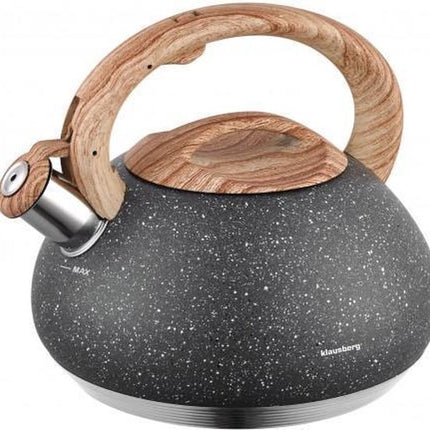 Klausberg KB-7280 fluitketel - 2,7L - rvs - alle warmtebronnen