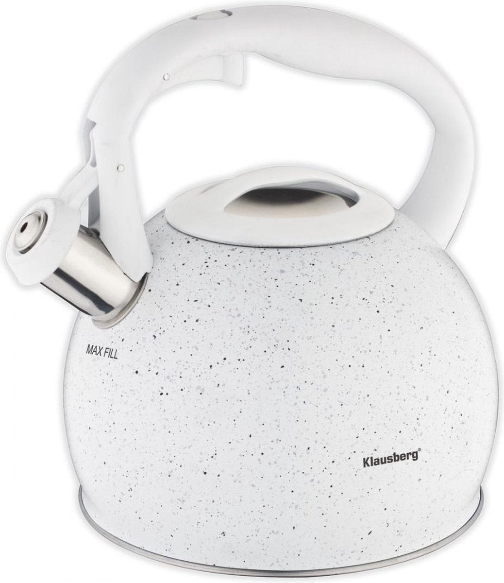 Klausberg KB-7319 whistling kettle - 2L - stainless steel - all heat sources