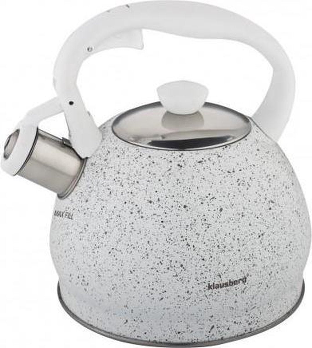 Klausberg KB-7319 whistling kettle - 2L - stainless steel - all heat sources