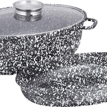 Klausberg Braadpan - met deksel - 8L