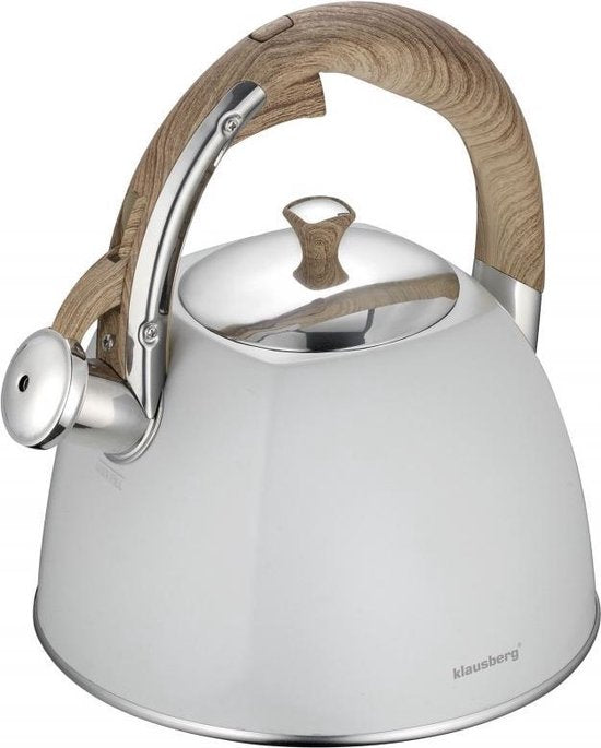Klausberg fluitketel 3 liter – RVS, voor gas en inductie, in 6 kleuren – foto 4