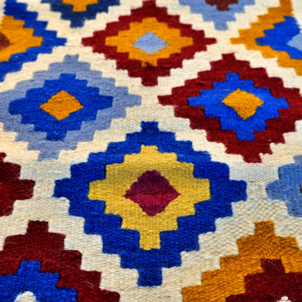 Handgeweven  kelim vloerkleed / tapijt - 100% Egyptische wol Kelim - 70x150cm - Senon