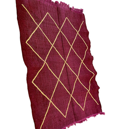 Marokkaanse kelimkleed ruitenmotieven 135x95 cm