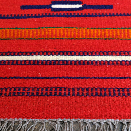 Handgeweven kelim vloerkleed / tapijt - 100% wol Kelim - 60x80cm - Bedoeïenen