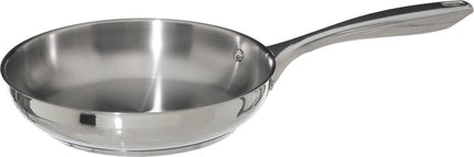 Koekenpan - Alle kookplaten/warmtebronnen geschikt - zilver - Dia 24 cm
