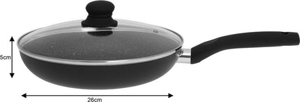 koekenpan  Ø26 cm - met deksel
