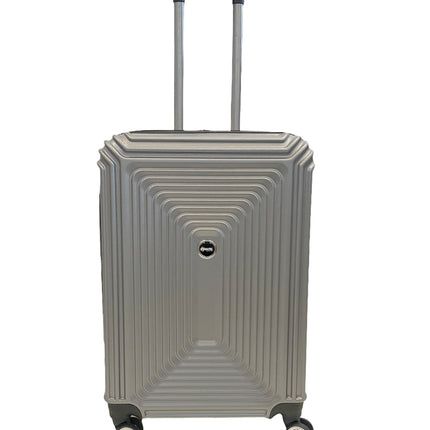 3-delige kofferset - Hardcase  Trolleyset met TSA-slot zilver