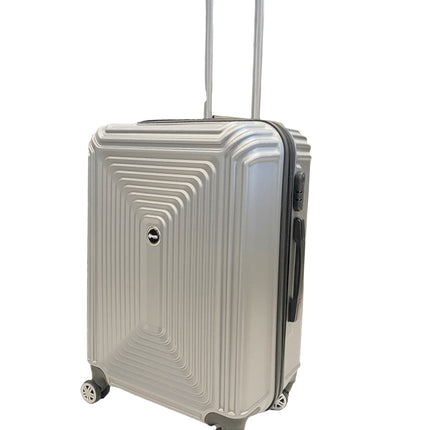 3-delige kofferset - Hardcase  Trolleyset met TSA-slot zilver