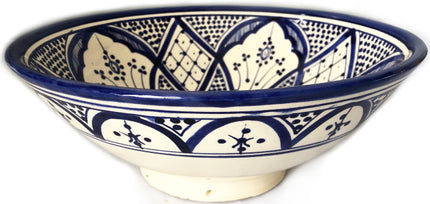 Saladekom Blauw  25 cm