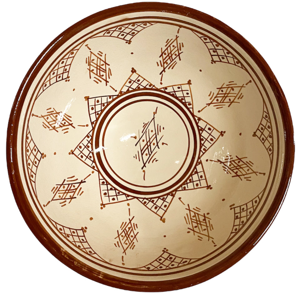 Plat marocain Sahara creux Ø 25